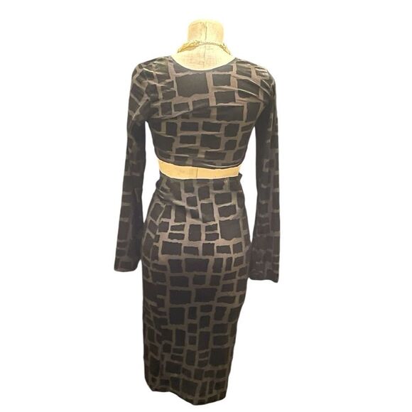 NWT Black Sheer Two-Piece Set by Brittany Deshields - Picture 2 of 4